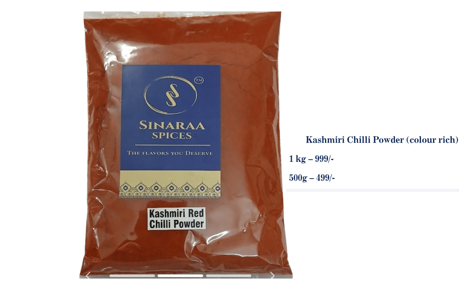 Kashmiri Red Chilli Powder