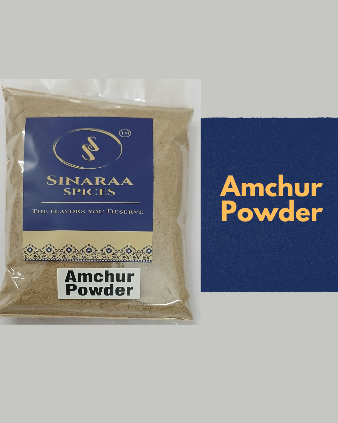 Sinaraa Premium Amchur Powder (Dry Mango Powder) | Tangy & Flavorful | 100g