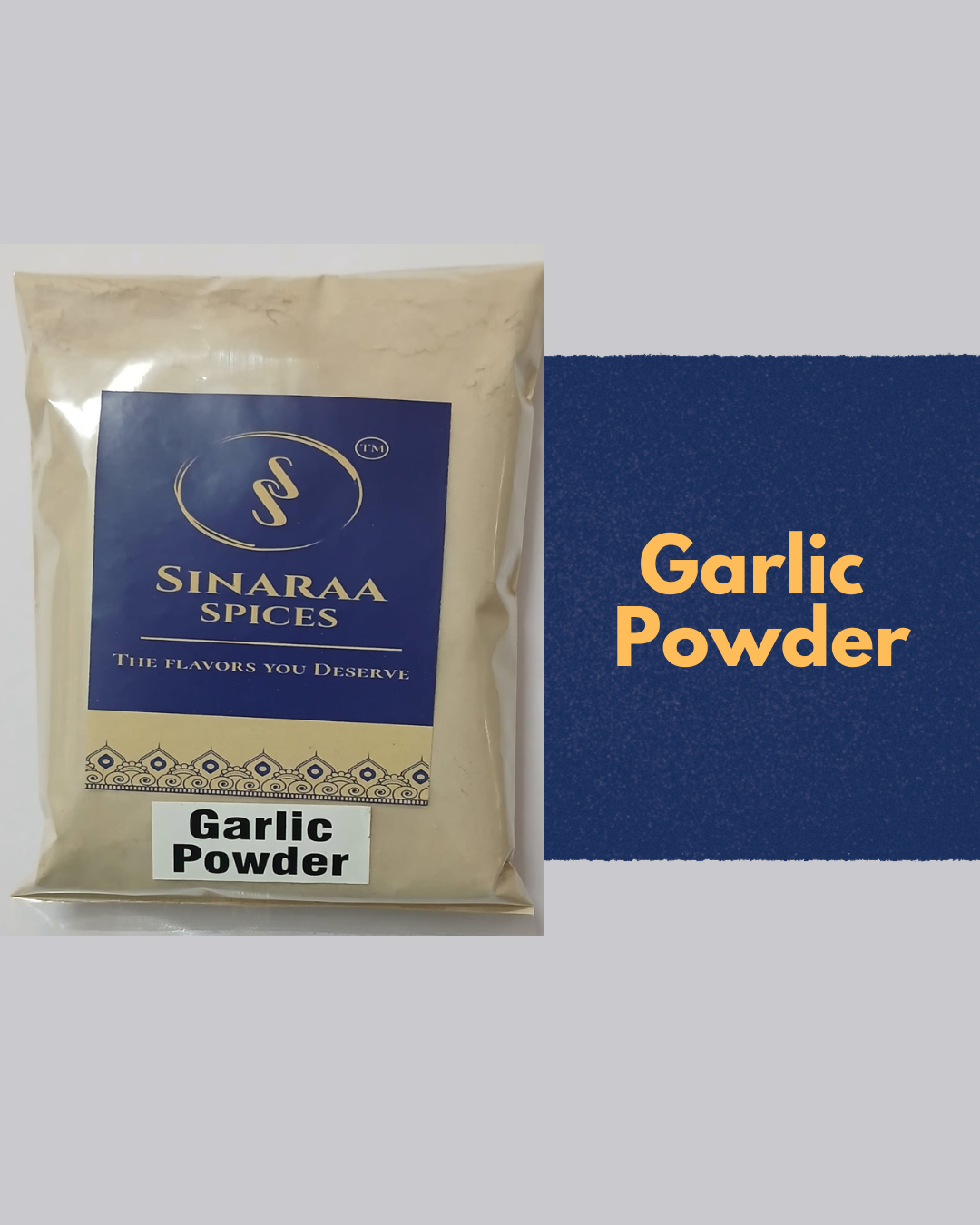 Premium Garlic Powder | Strong Aroma & Rich Flavour | 100g