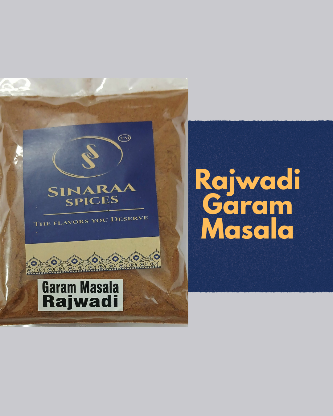 Rajwadi Garam Masala | Royal Spice Blend | Rich Aroma & Supreme Taste | 100g